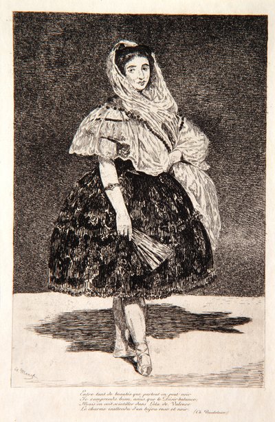 Lola de Valence, 1863 da Édouard Manet